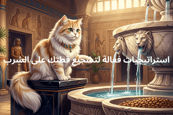 مخاطر الجفاف ونقص السوائل على صحة القطة