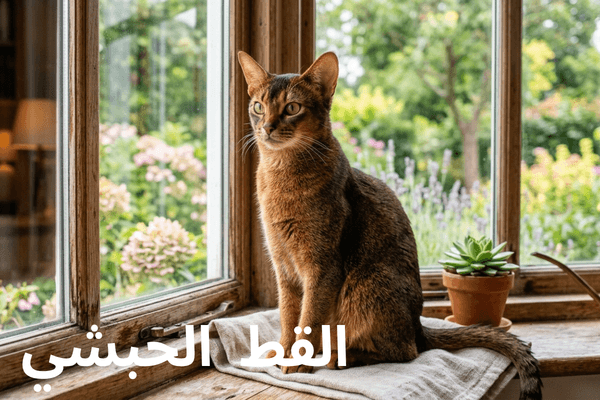 شخصية القط الحبشي وسلوكه اليومي
