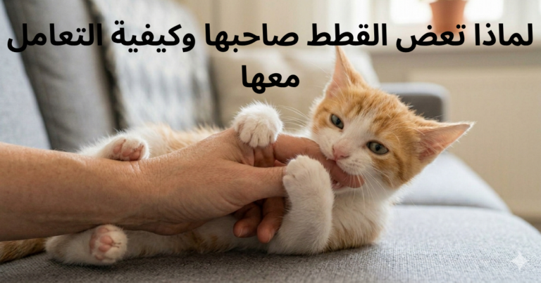 لماذا تعض القطط صاحبها وكيفية التعامل معها